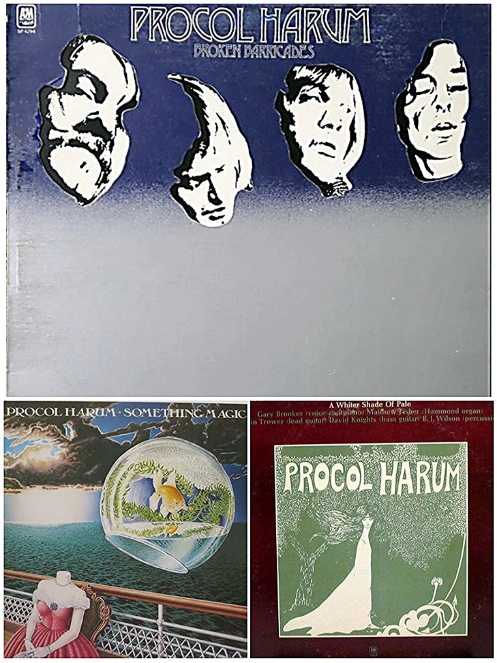 Lot Of 3 Procol Harum Vinyl Records